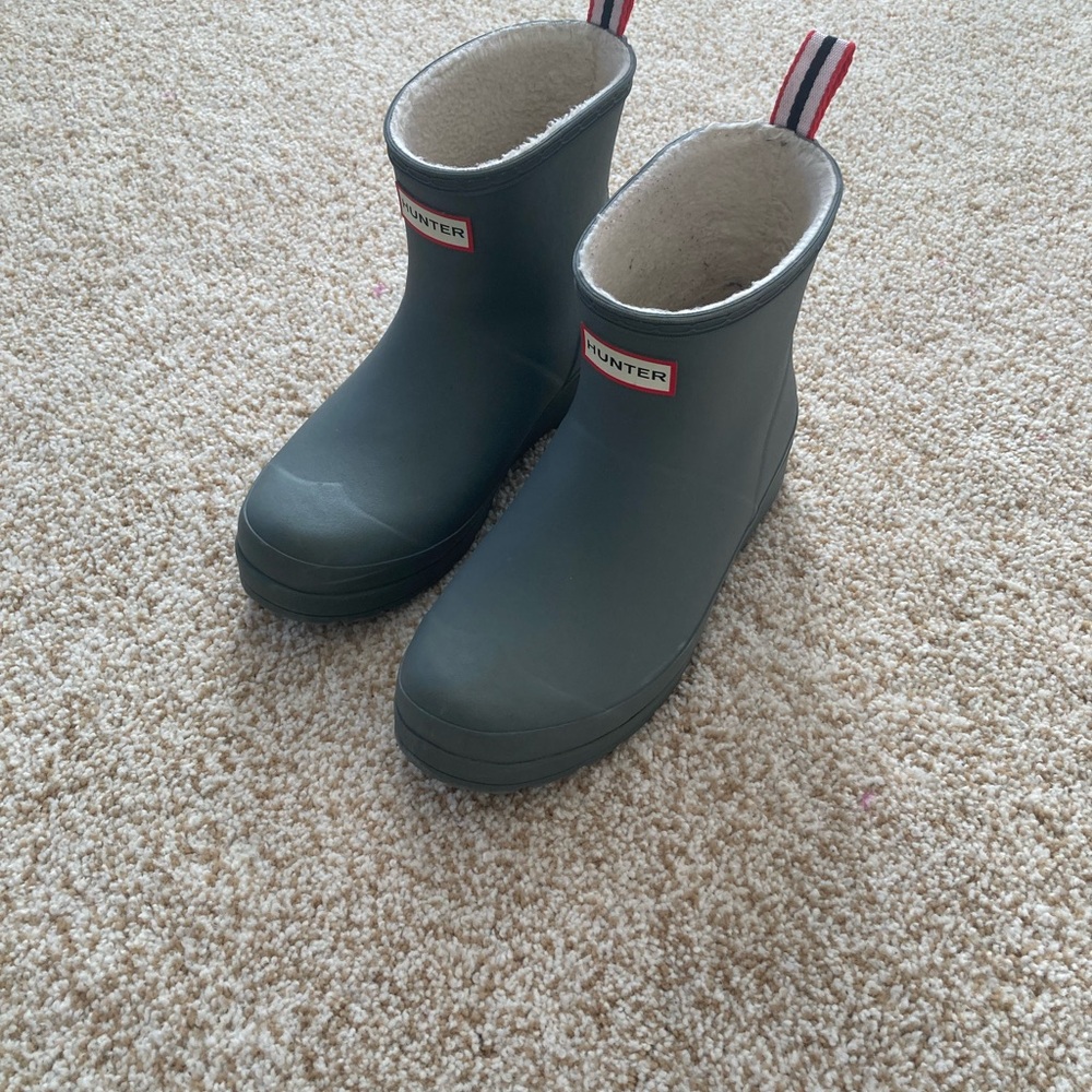 Women’s Hunter Boots.  Sage green.